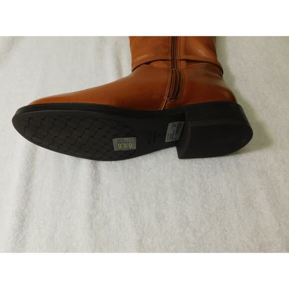 W658 Arezzo Roast Caramel Mckenna Mid Thigh Leather Boot - 7 B - Picture 3 of 3